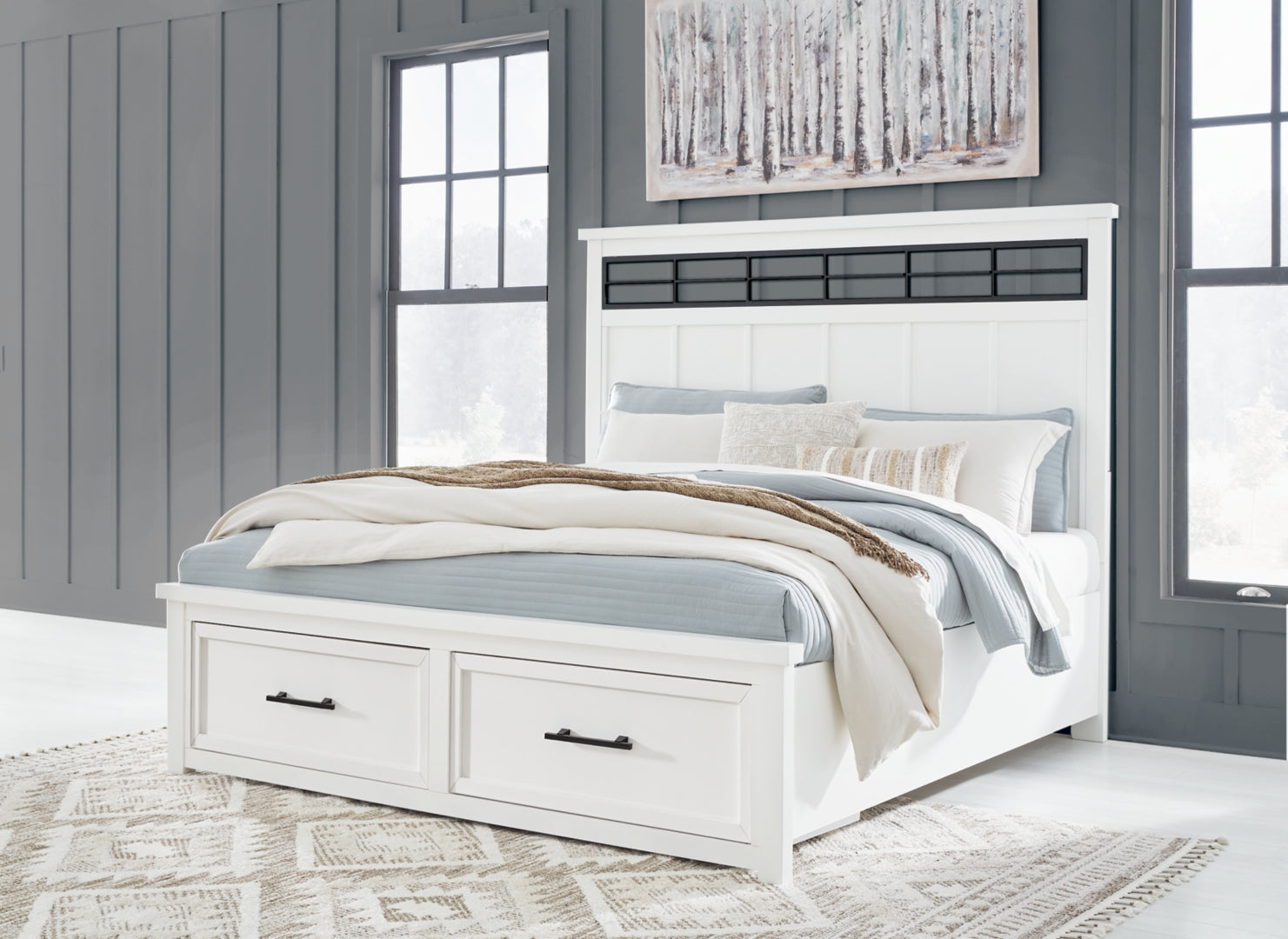 Ashbryn Panel Storage Bed