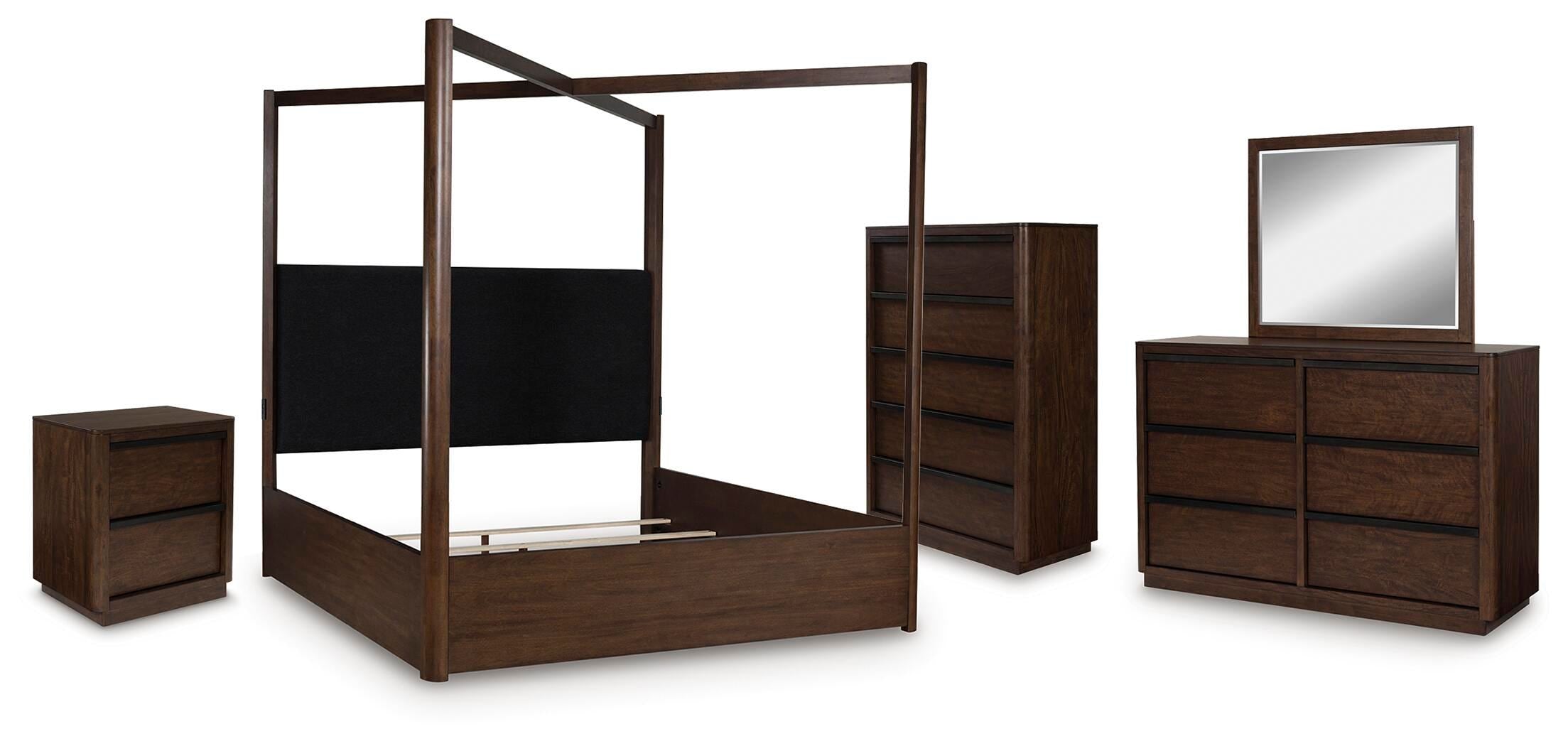 Dilenno Canopy Bed Bedroom Set