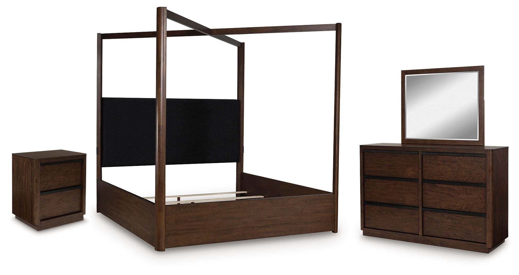 Dilenno Canopy Bed Bedroom Set