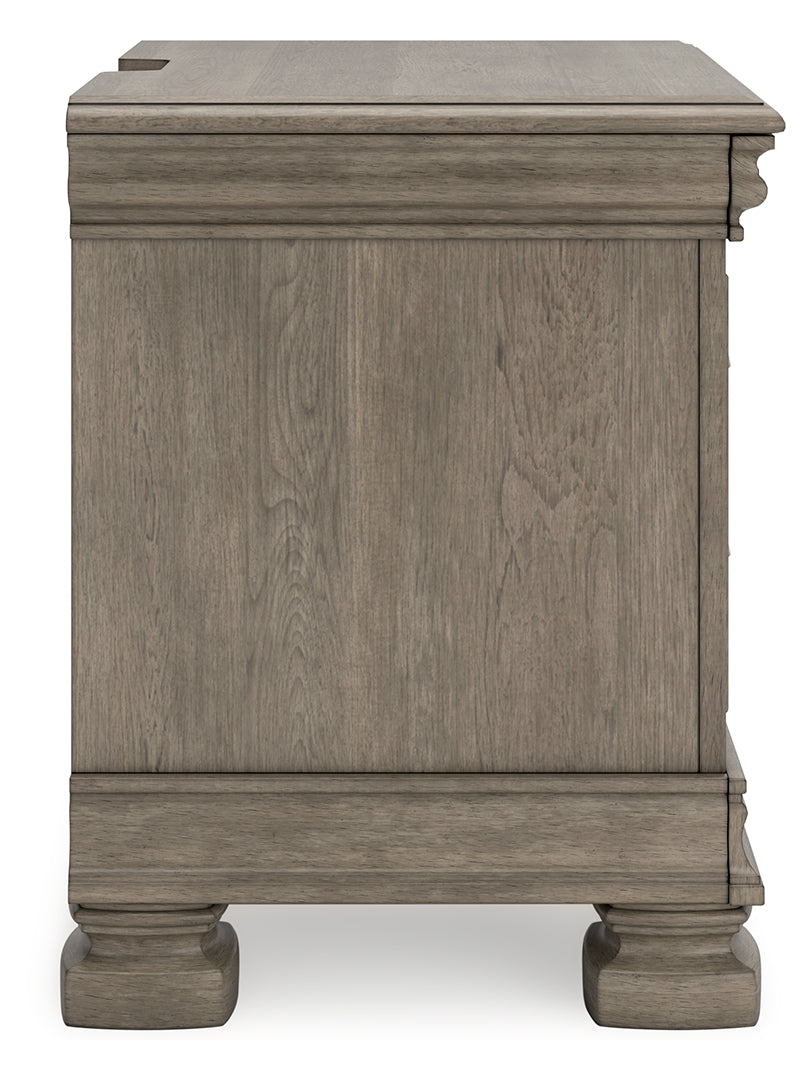 Lexorne Three Drawer Night Stand