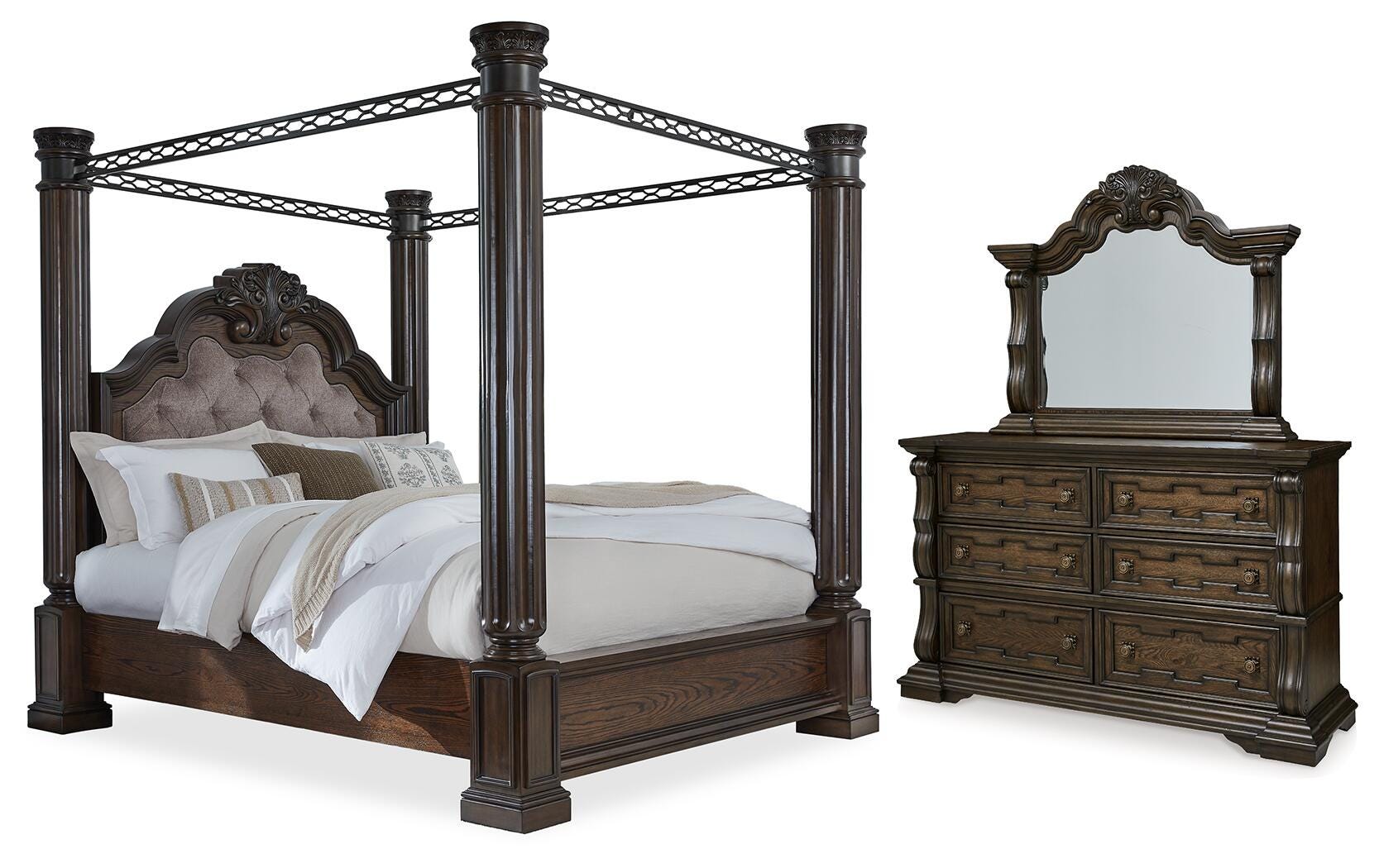 Maylee Canopy Bed Bedroom Set