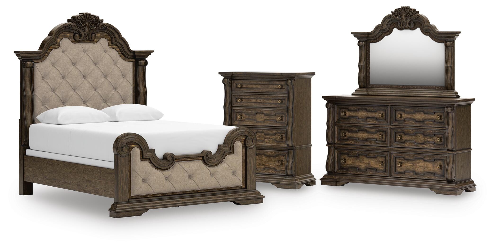 Maylee Upholstered Bed Bedroom Set