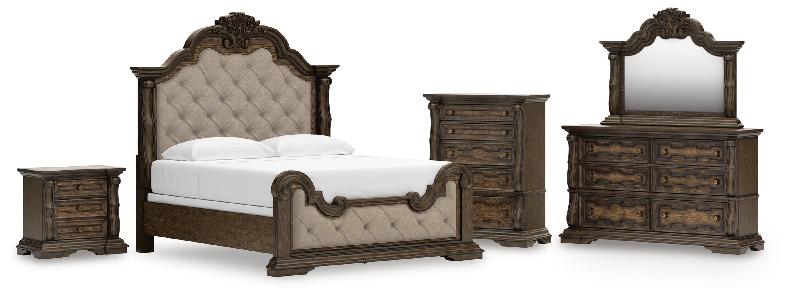 Maylee Upholstered Bed Bedroom Set