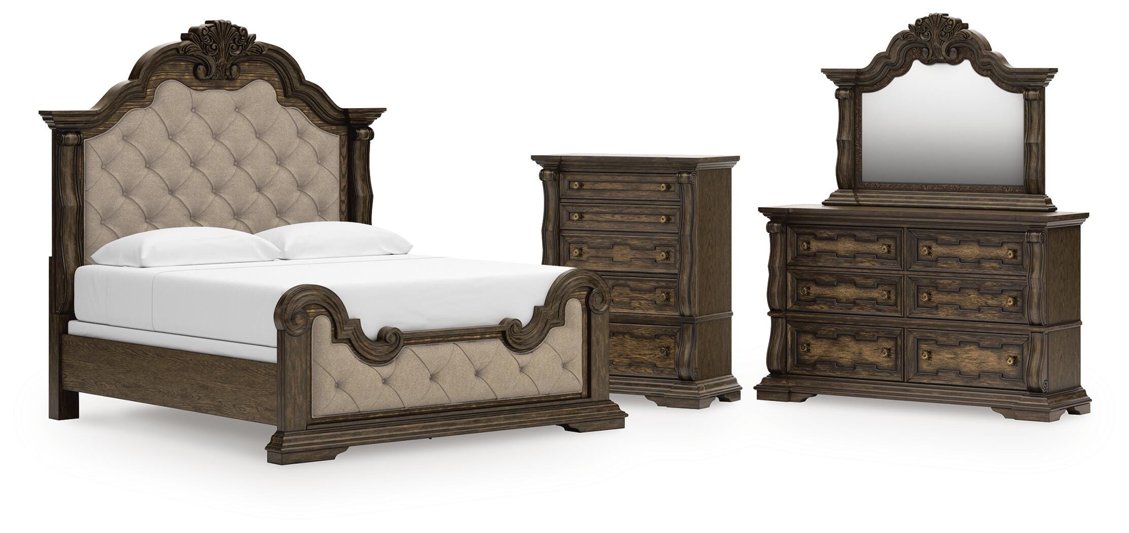 Maylee Upholstered Bed Bedroom Set