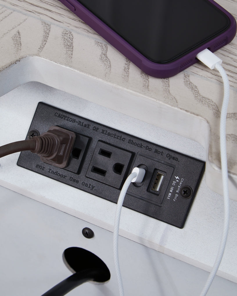 Andonhall Three Drawer Night Stand