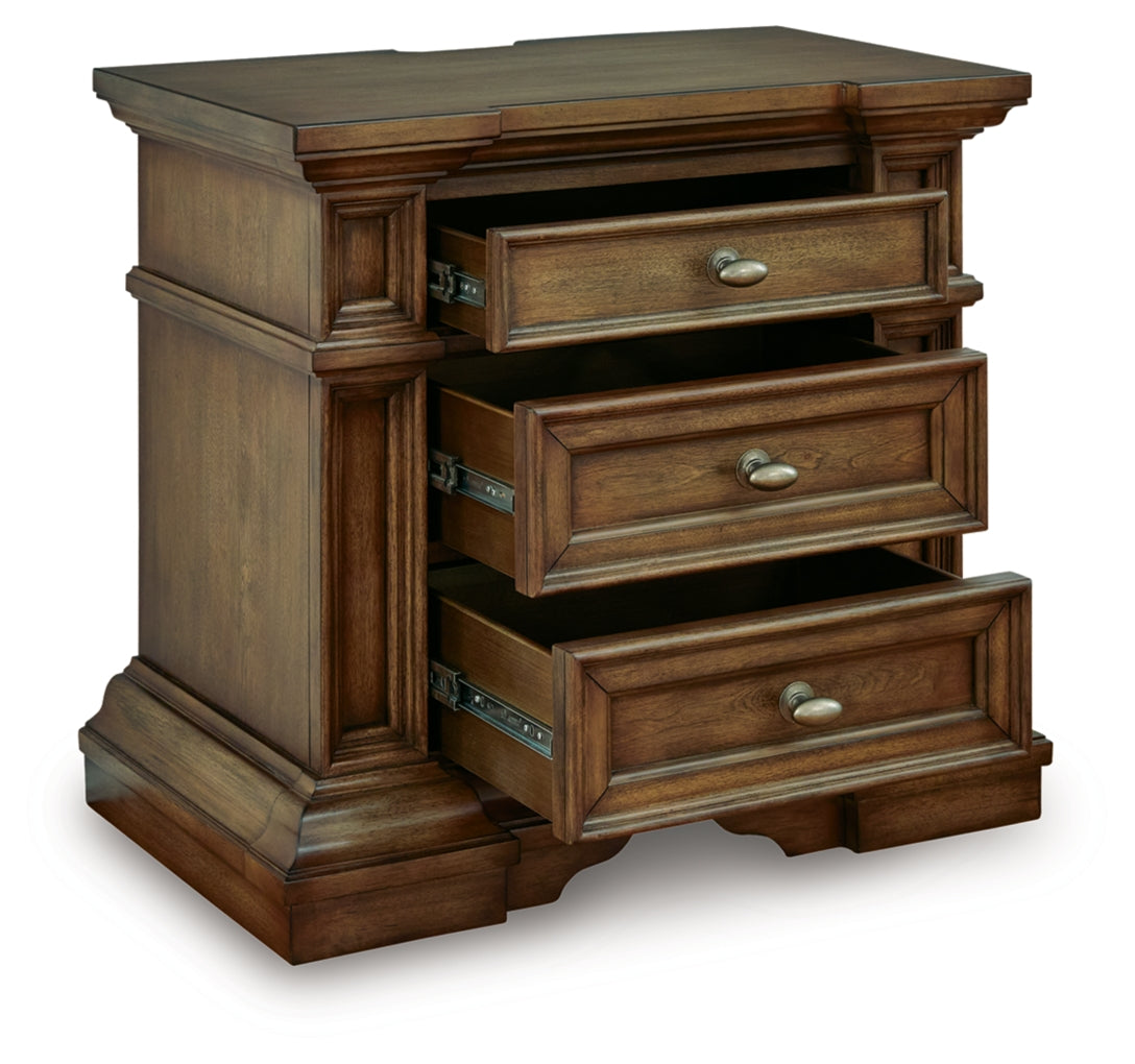 Channley Three Drawer Night Stand
