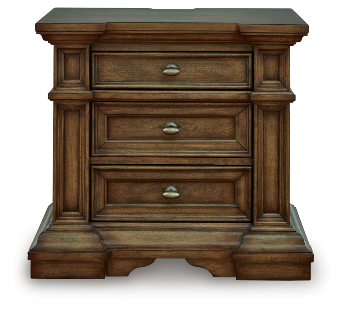 Channley Three Drawer Night Stand