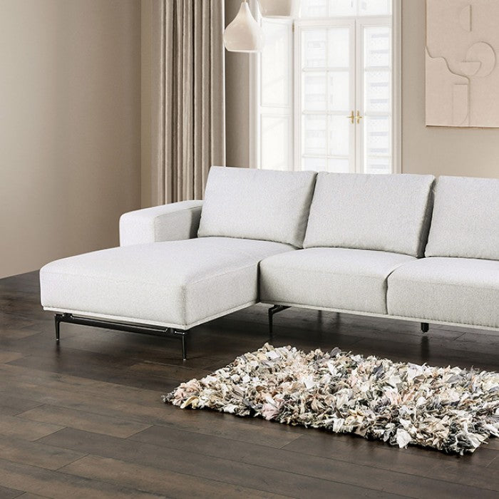 Baerum Light Gray Left Chaise Sectional
