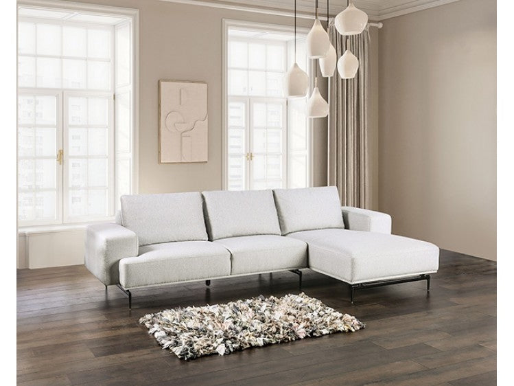 Baerum Light Gray Right Chaise Sectional