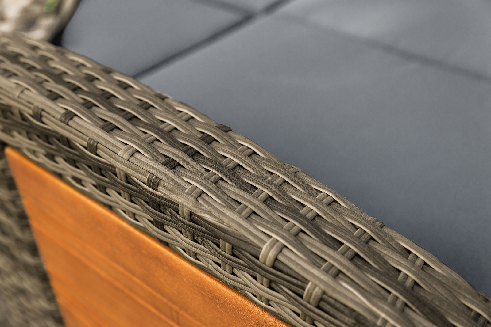 Bahia Tobago Brown/Dark Gray Outdoor Chaise Lounge