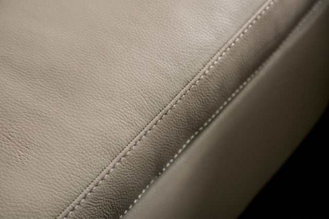 Balderico Taupe Real Italian Leather Power Reclining Sofa