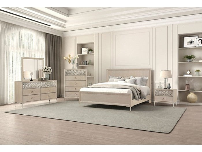 Bashford Natural Oak Queen 5 Piece Bedroom Set w/Chest