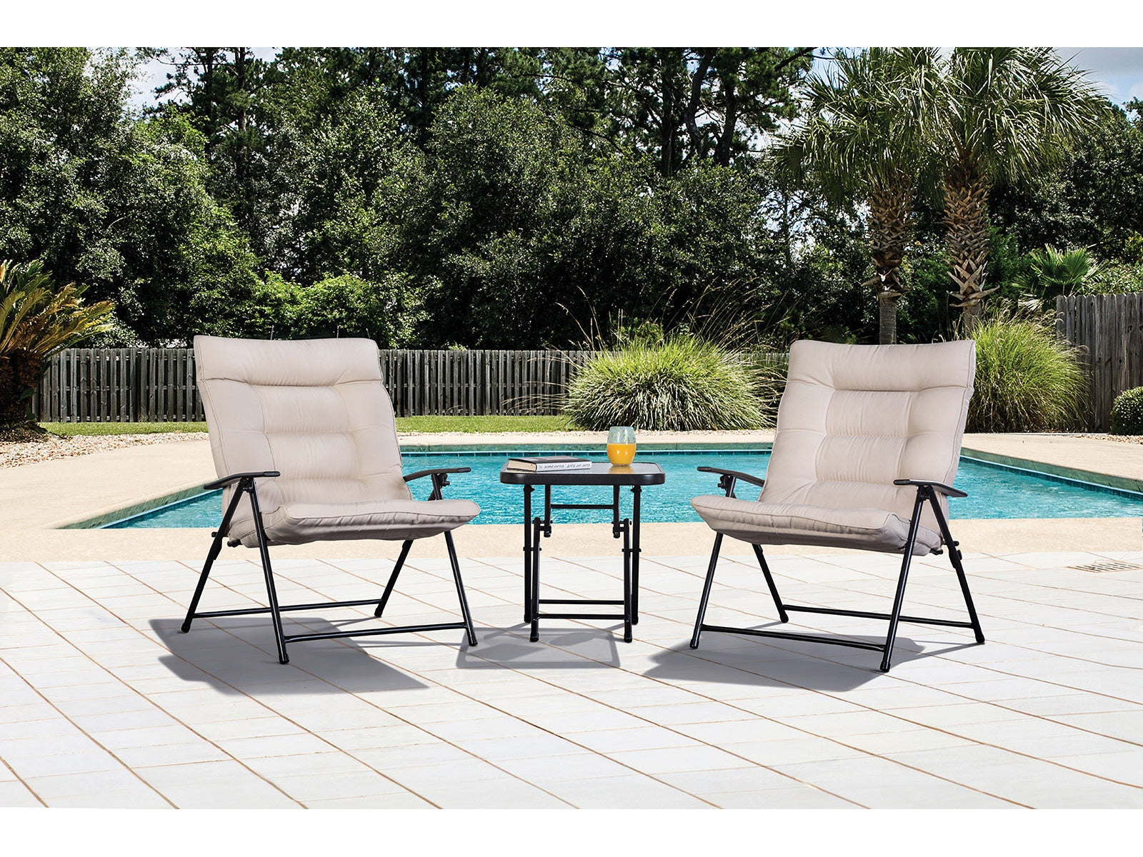 Bastia Beige 3 Pc. Conversation Set