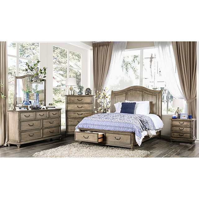 Belgrade i Rustic Natural Tone Eastern King Bed
