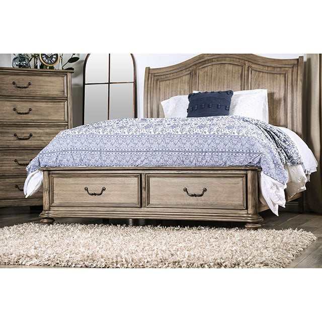 Belgrade i Rustic Natural Tone Eastern King Bed