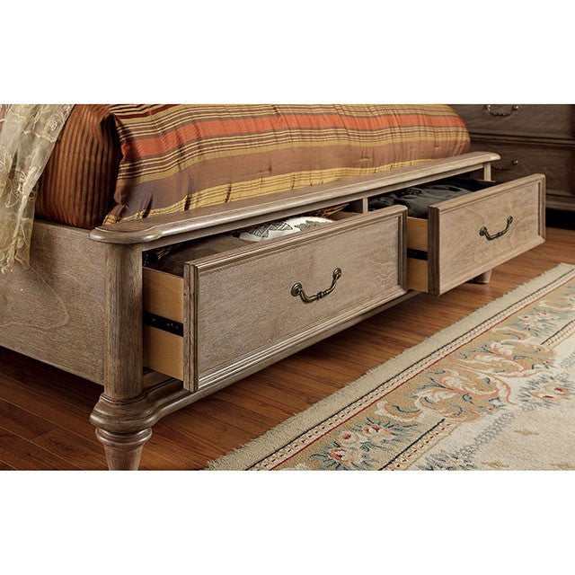 Belgrade i Rustic Natural Tone Eastern King Bed