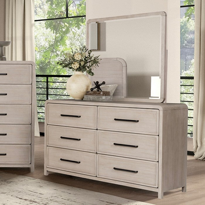 Belize Natural Oak Queen 4 Piece Bedroom Set