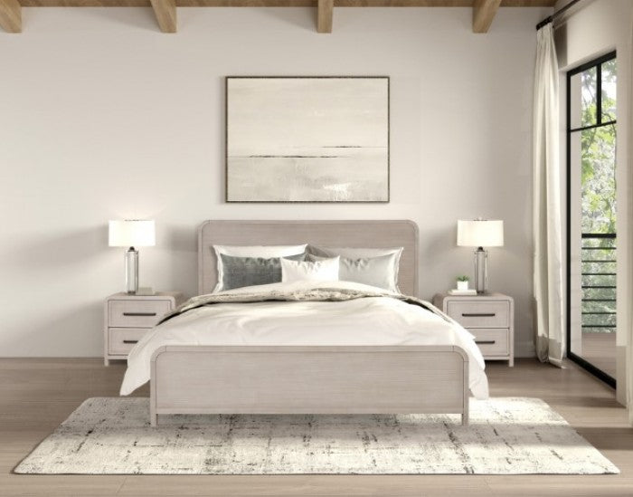Belize Natural Oak Queen Bed