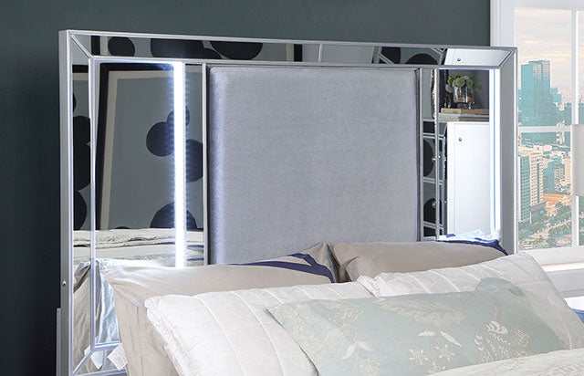 Belladonna Silver Queen Bed
