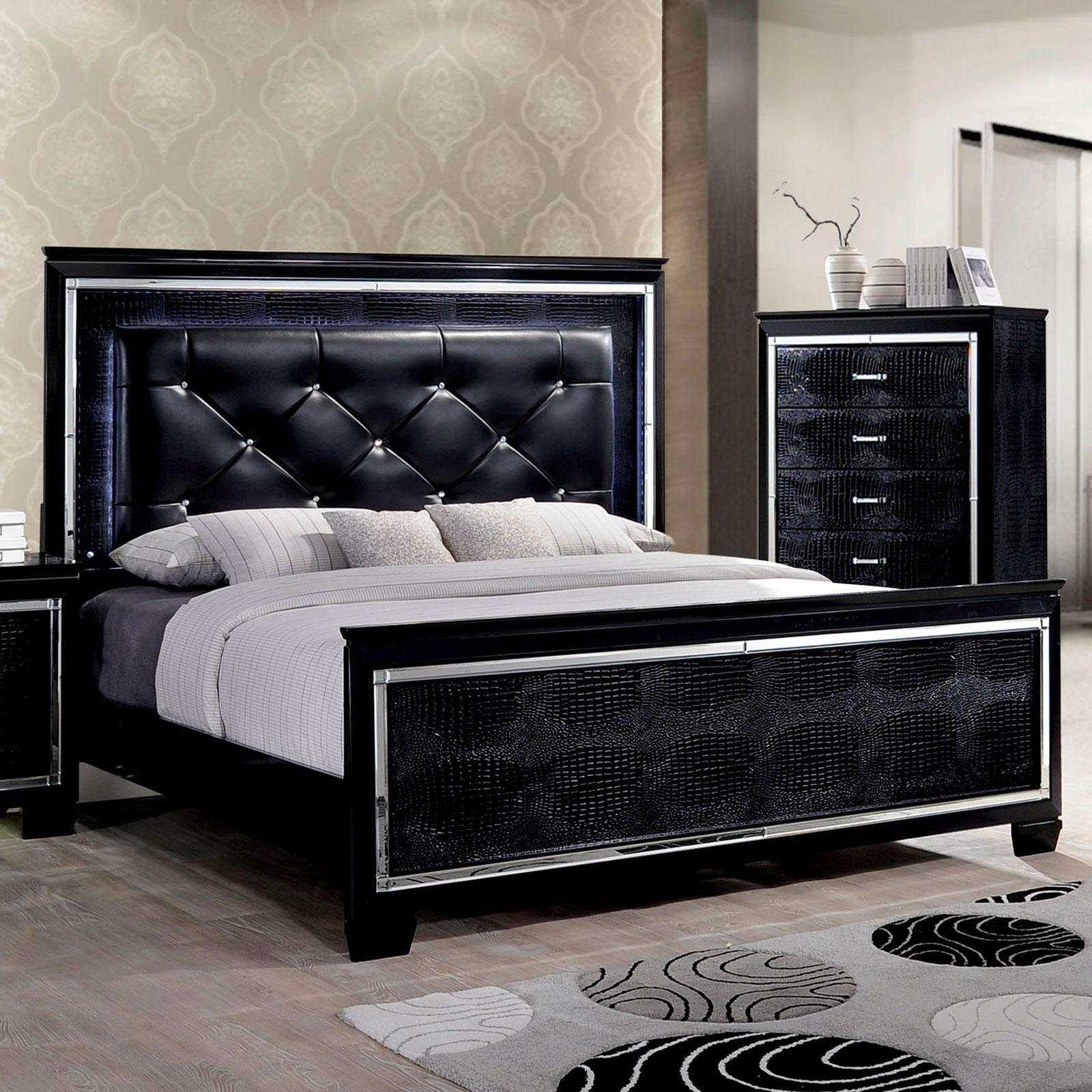 Bellanova Black Queen Bed