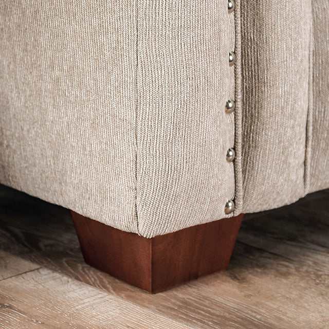 Belsize Beige/Navy Loveseat