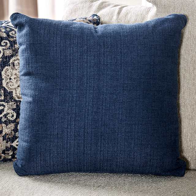 Belsize Beige/Navy Loveseat