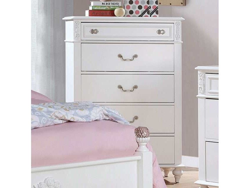 Belva White Chest