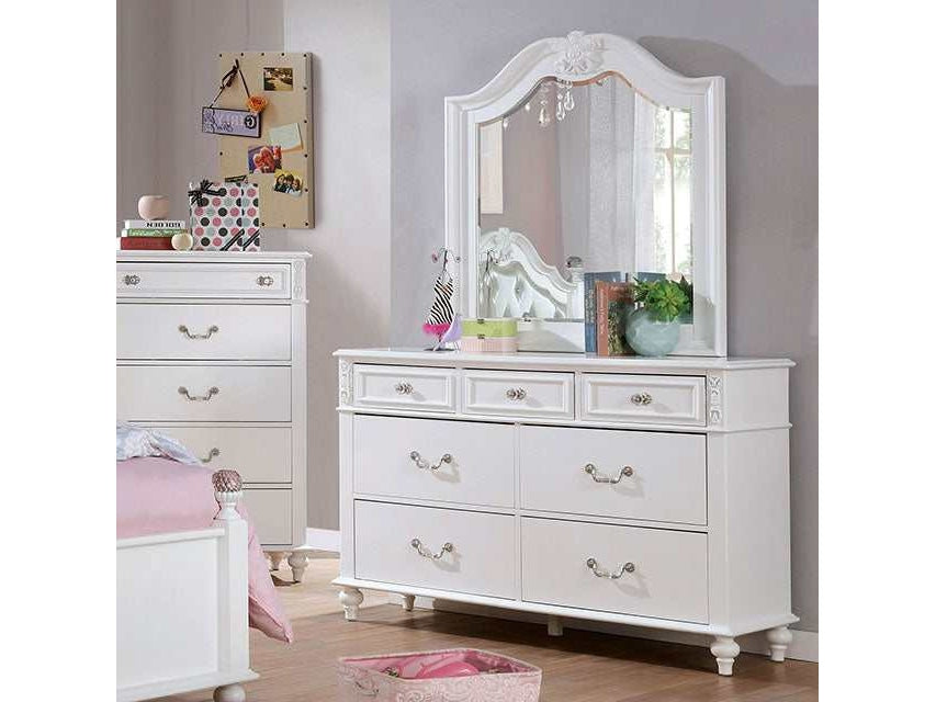 Belva White Dresser
