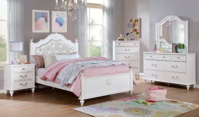 Belva White Full Bed