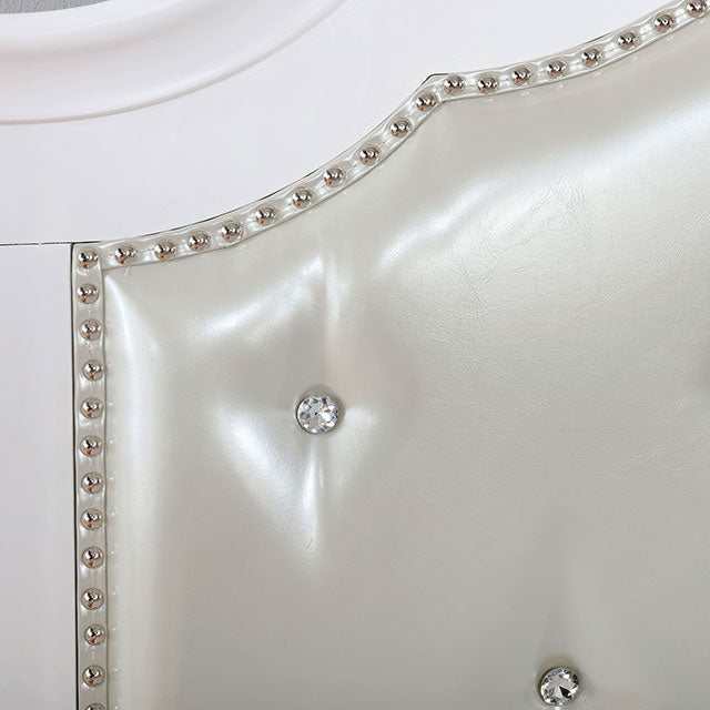 Belva White Full Bed