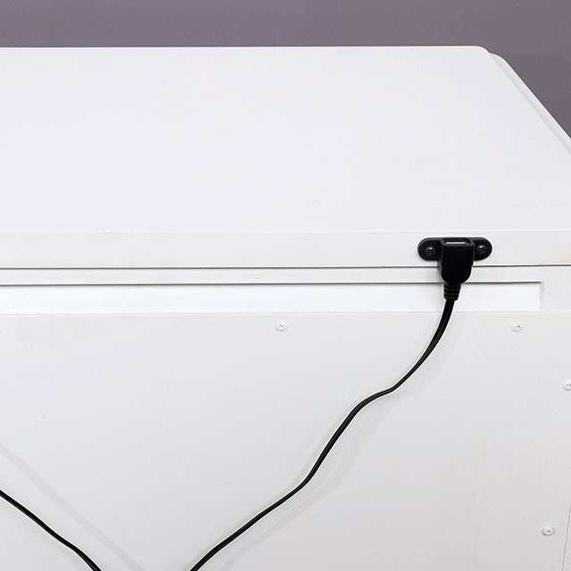 Belva White Twin Bed