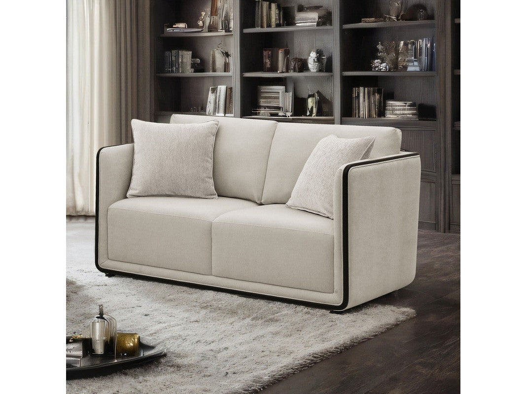 Benilde Taupe Loveseat