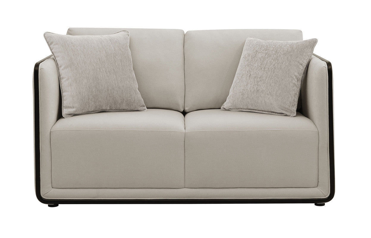 Benilde Taupe Loveseat