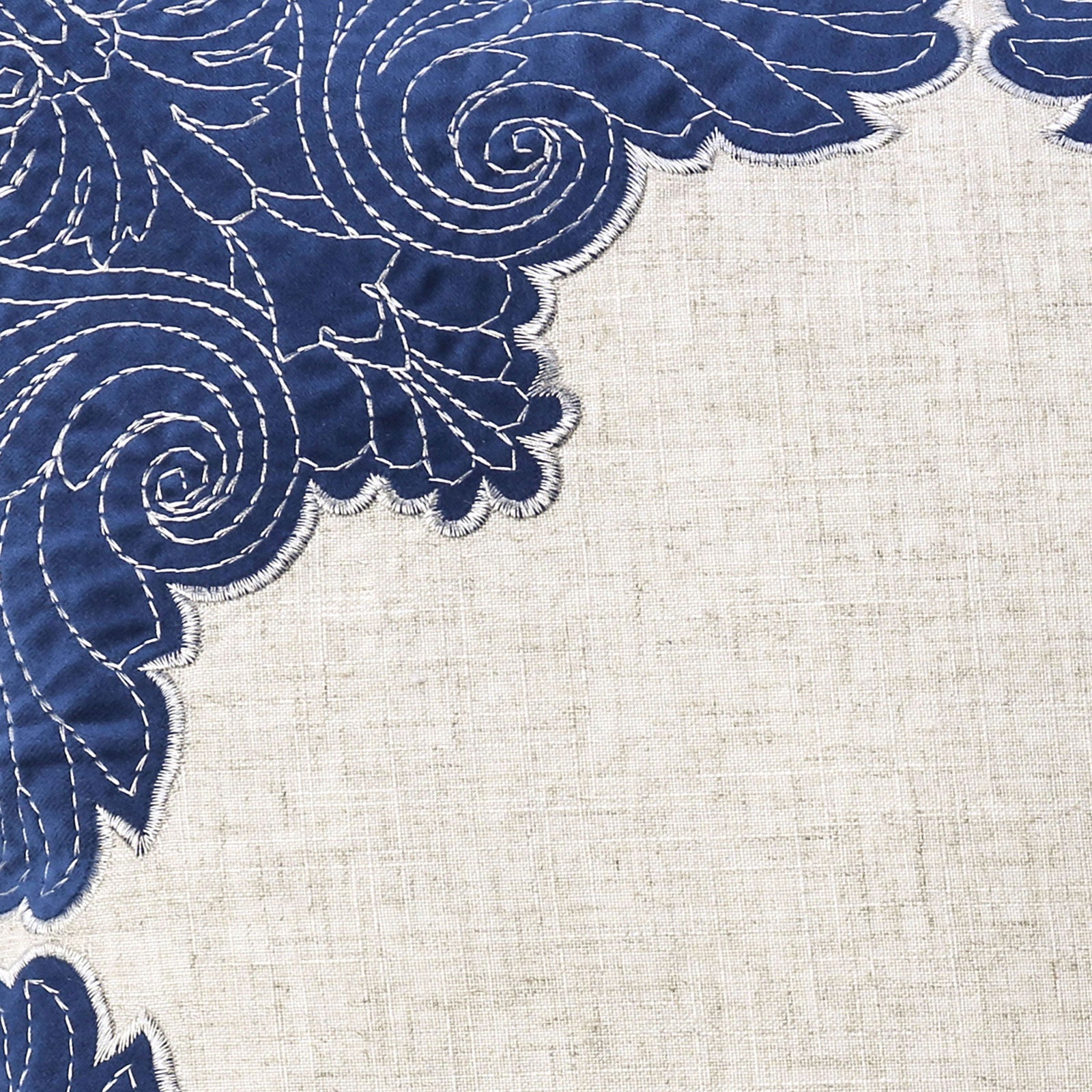 Beth Beige/Indigo Pillow (Set of 2)