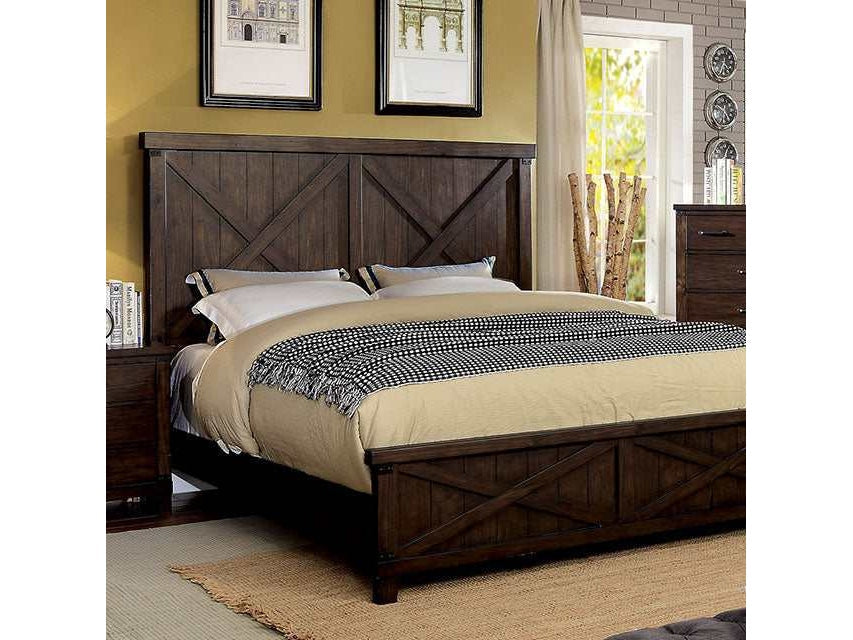 Bianca Dark Walnut Eastern King Bed