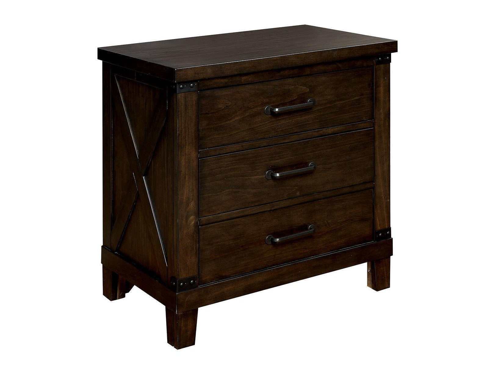 Bianca Dark Walnut Nightstand