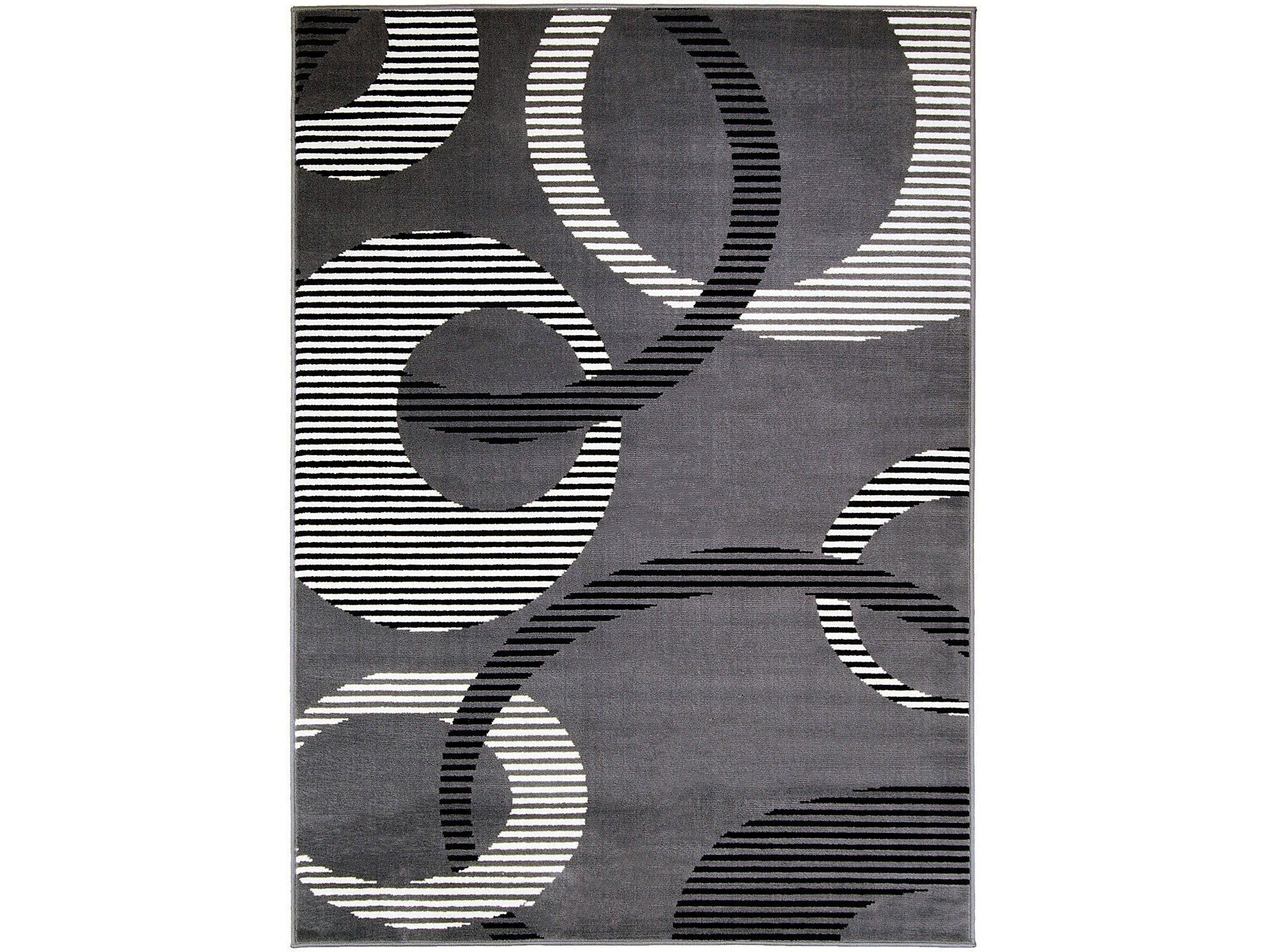 Blitar Dark Gray 5' X 7' Area Rug
