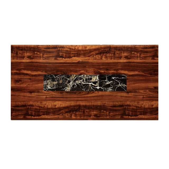 Bonneville Brown Cherry/Black Dining Table