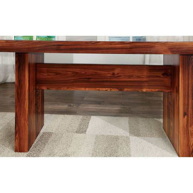 Bonneville Brown Cherry/Black Dining Table