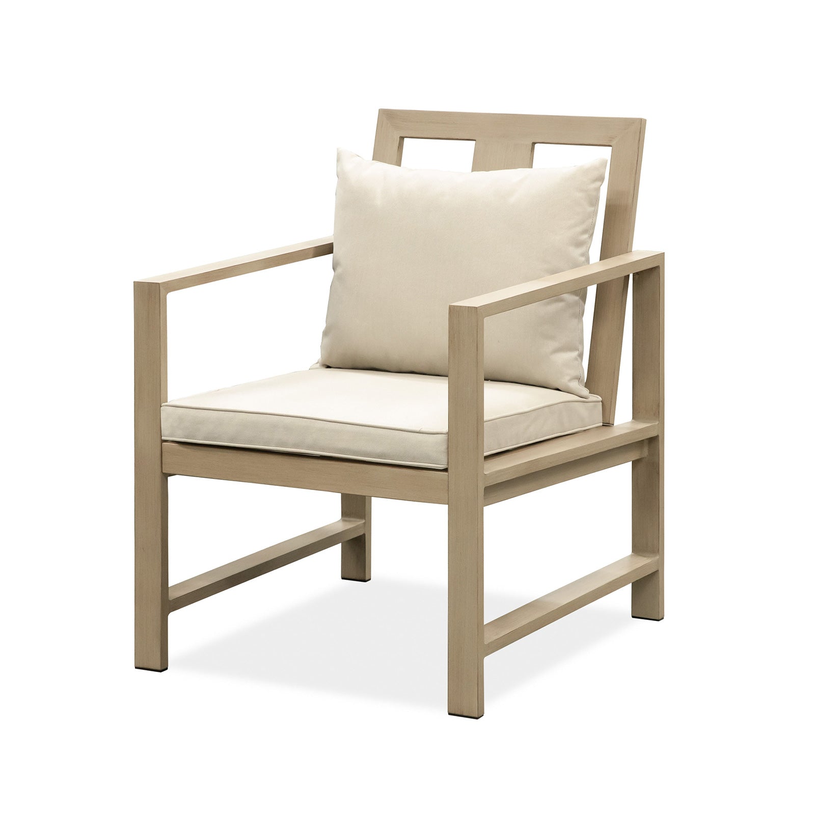 Bordeaux Natural/Light Gray/Beige 6 PieceOutdoor Dining Set