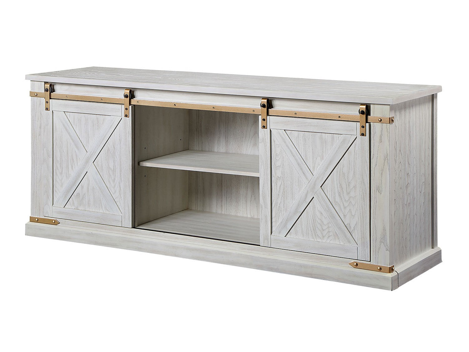 Borrego Antique White TV Stand, Antique White