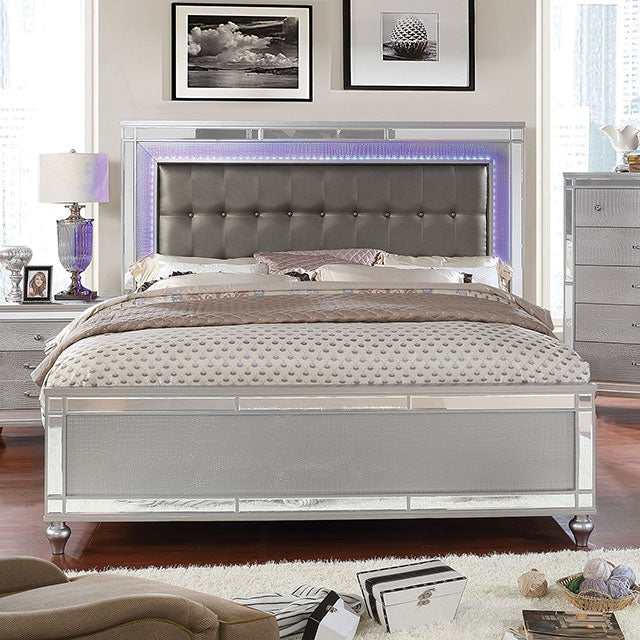 Brachium Silver California King Bed