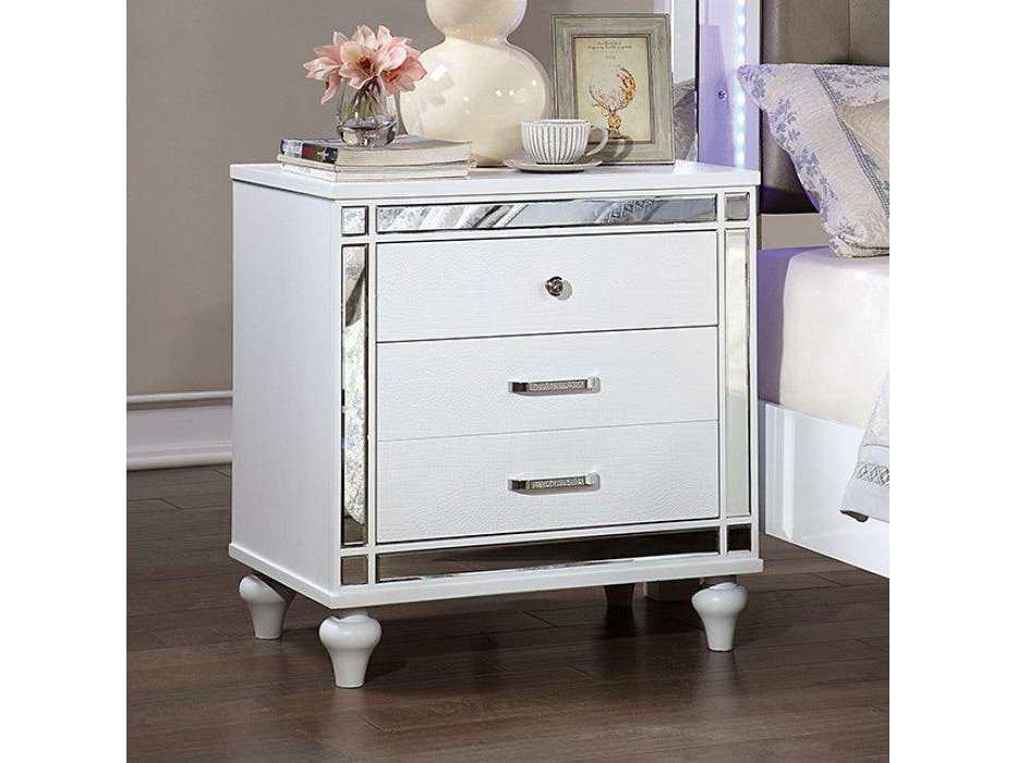 Brachium White Nightstand