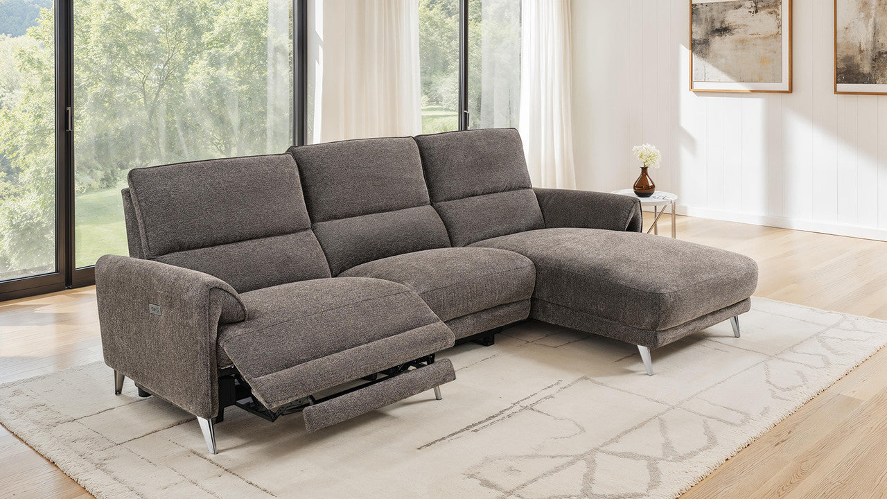 Brande Brown Power Sectional