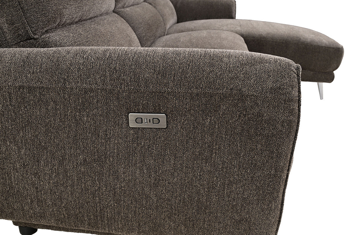 Brande Brown Power Sectional