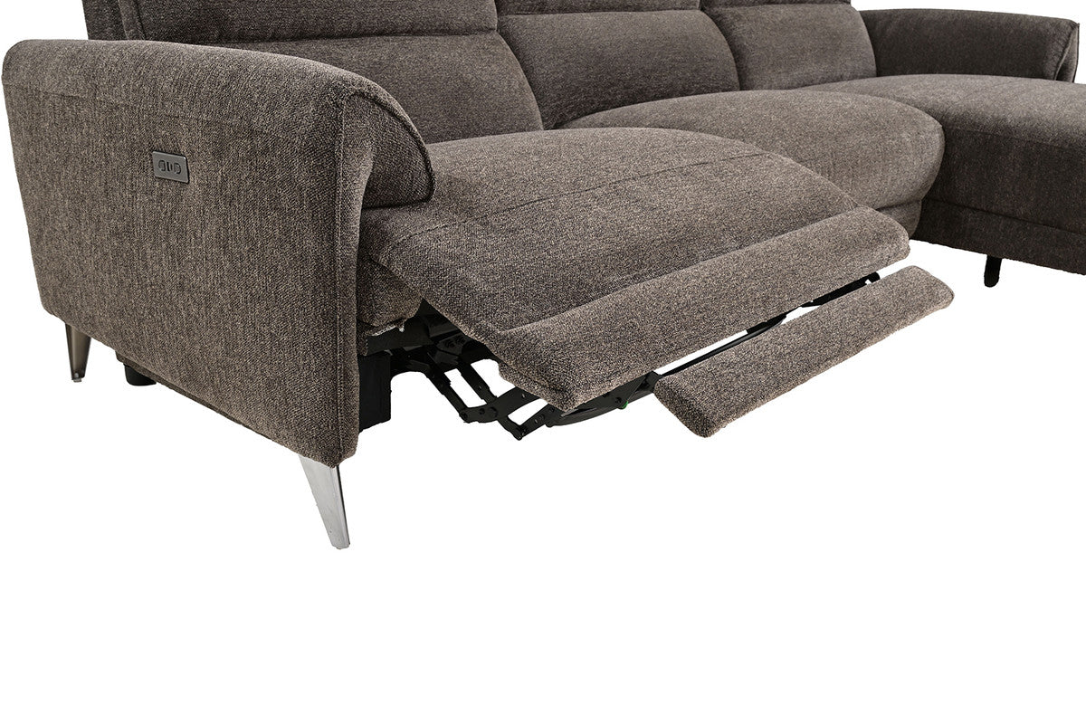 Brande Brown Power Sectional