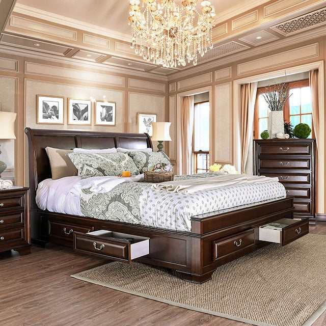 Brandt Brown Cherry California King Bed
