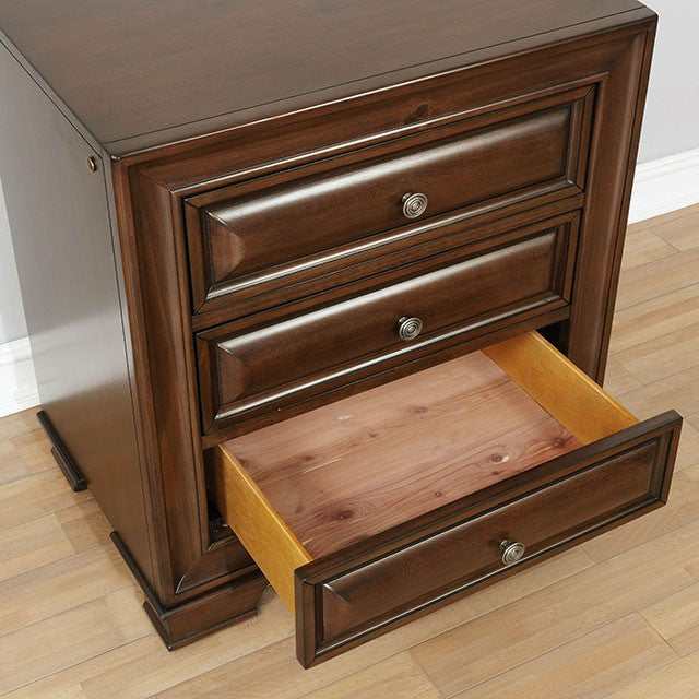 Brandt Brown Nightstand