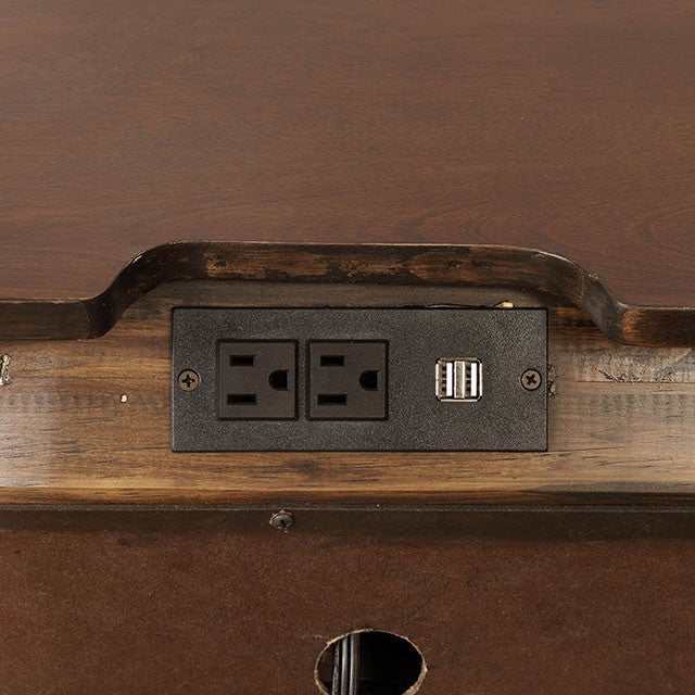 Brandt Brown Nightstand