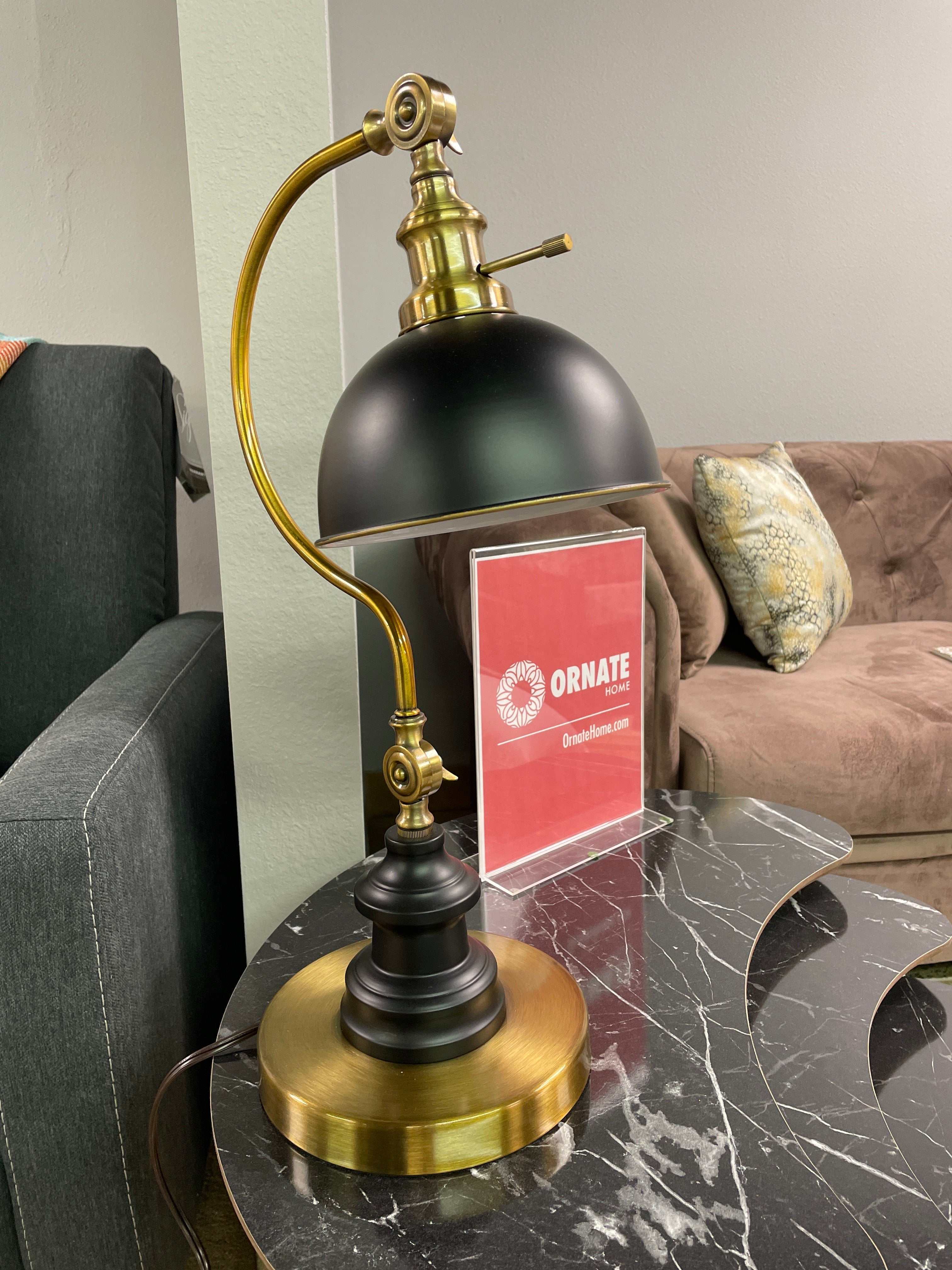 Briar Antique Gold Table Lamp